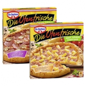 Dr. Oetker Die Ofenfrische Pizza Speciale oder Schinken-Ananas gefror 1,000.00 €