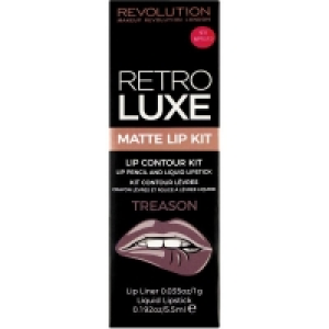 Makeup Revolution Retro Luxe Lip Kit Matte - Treason