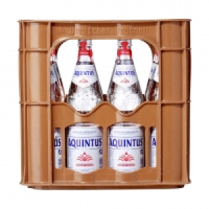Aquintus Mineralwasser versch. Sorten, 12 x 0,7 Liter, jeder Kasten (+ 0.21 €