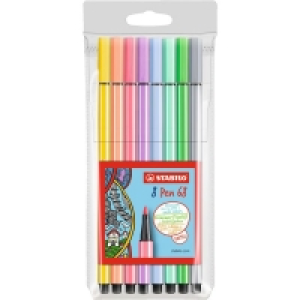 Stabilo Premium-Filzstift Pen 68 Pastel 8er
