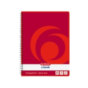 Herlitz Spiralblock A5 80 Blatt kariert