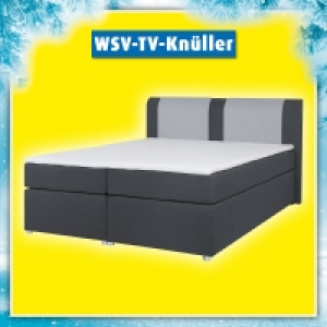 Boxspringbett - dunkelgrau-silber - H3 - 180x200 cm 699.99 €