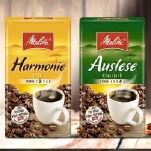 Melitta Café Auslese oder Harmonie versch. Sorten, jede 500-g-Vac.-Pac