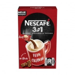Nescafé Sticks löslicher Kaffee 2in1 oder 3in1 jede 10er=165/80-g-Pack