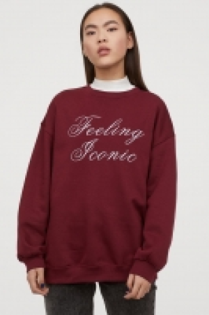 HM   Sweatshirt mit Textmotiv