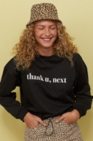 HM   Sweatshirt mit Kordelzug