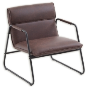 Armlehnenstuhl - Vintage braun - Kunstleder 189.99 €