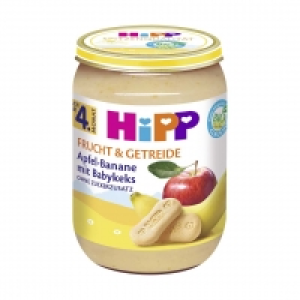 Hipp Fr&uuml;chte oder Frucht & Getreide ab 4./6. Monat, versch. Sorten, je 100.00&nbsp;&euro;