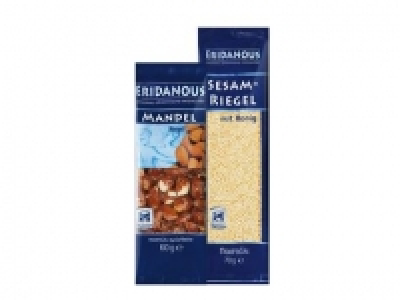 ERIDANOUS Mandelriegel Sesamriegel mit Honig