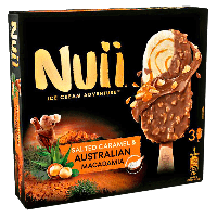 Rewe  Nuii Ice Cream Adventure Salted Caramel & Australian Macadamia