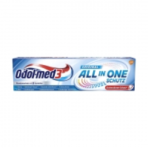 Odol-med3 Zahncreme All in one Schutz oder White&Shine, Samtweiss oder 22.50 €