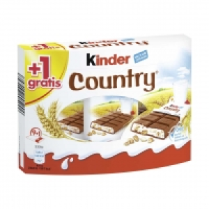 Real  Kinder Country 9er + 1 gratis , jede 235-g-Packung