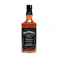 Real  Jack Daniels Whiskey Old No. 7 40% Vol., jede 1,75-l-Flasche