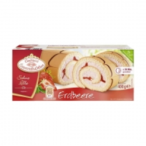 Coppenrath & Wiese Sahne Rolle Erdbeere oder Zitrone gefroren, jede 4