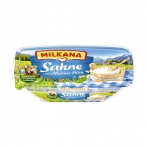 Milkana Frischeschale oder Runddose Schmelzkäsezubereitung 50 % Fett i