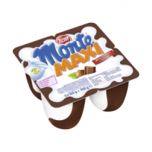 Zott Monte Maxi Milch-Dessert + Schoko oder White jede 4 x 100 g = 400