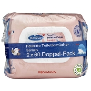 Alouette feuchte Toilettentücher Sensitiv Kids Doppel-Pack