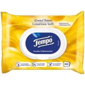 Tempo feuchte Toilettentücher Luxurious Soft