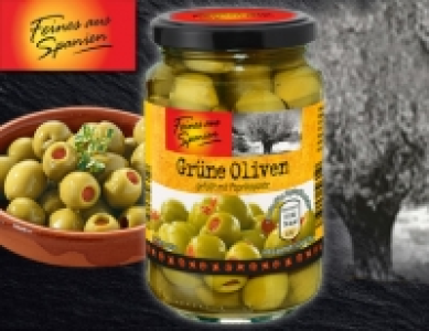 Grüne Oliven