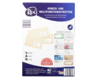Rex® Klebeetiketten