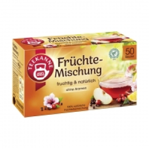 Teekanne Früchtetee oder Kräutertee versch. Sorten, jede 50er = 112,5/