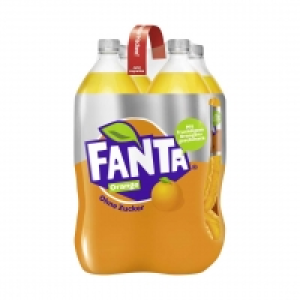 Coca-Cola, Fanta oder Sprite ( koffeinhaltig), versch. Sorten, jede 4
