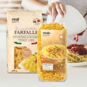 rQ deutsche Teigwaren oder italienische Pasta versch. Sorten, 500-g-Pa