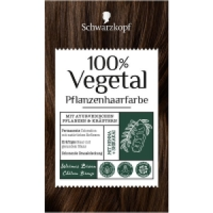 Schwarzkopf 100% Vegetal Pflanzenhaarfarbe Warmes Braun