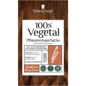 Schwarzkopf 100% Vegetal Pflanzenhaarfarbe Kupferrot