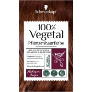 Schwarzkopf 100% Vegetal Pflanzenhaarfarbe Mahagoni