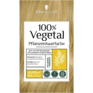 Schwarzkopf 100% Vegetal Pflanzenhaarfarbe Goldblond