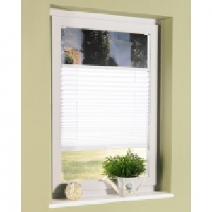 Plissee, fest verspannt (75x130, weiß) 24.99 €