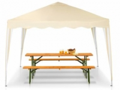 Aluminium-Faltpavillon, beige 64.99&nbsp;&euro;