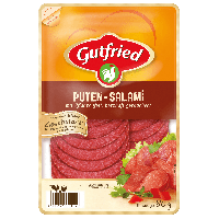 Rewe  Gutfried Puten- oder Hähnchen-Salami