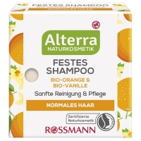 Rossmann Alterra Festes Shampoo Bio-Orange & Bio-Vanille