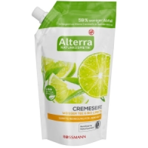 Rossmann Alterra Cremeseife Weisser Tee & Bio-Limette