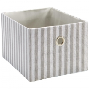 Dänisches Bettenlager  Korb Tove (taupe, gestreift)