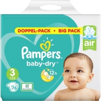 Rossmann Pampers Windeln baby-dry Gr. 3 (6-10kg) Doppel-Pack