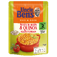 Rewe  Uncle Bens Reis & Korn Natur-Reis & Quinoa Mediterran
