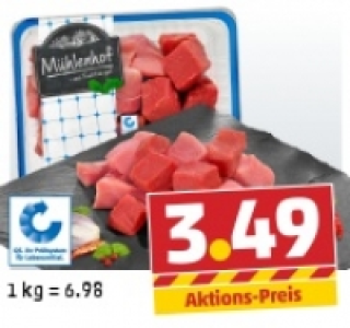 M&Uuml;HLENHOF Frisches Gulasch, gemischt