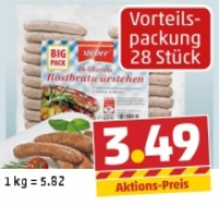 SIEBER Delikatess-Rostbratw&uuml;rstchen 3.49&nbsp;&euro;