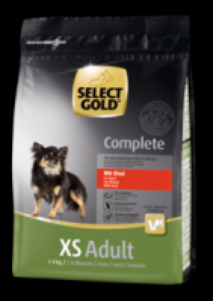SELECT GOLD Complete XS Adult Rind 5.29 €