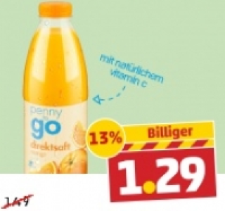 PENNY TO GO Direktsaft Orange