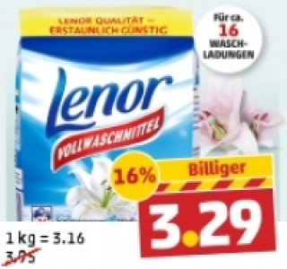 LENOR Vollwaschmittel 3.29 €
