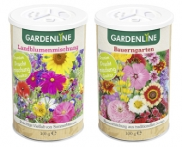 GARDENLINE® Blumen-Saatgut in der Streudose 1.99 €
