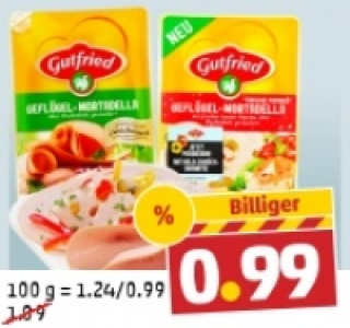 GUTFRIED Gefl&uuml;gel-Mortadella