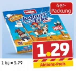 M&Uuml;LLER Joghurt mit der Ecke Minis 1.29&nbsp;&euro;
