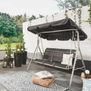 Gardiola Hollywoodschaukel - schwarz - 170 cm breit 149.99 €