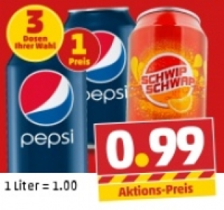 PEPSI oder SCHWIP SCHWAP 0.99 €