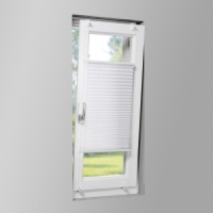 Plissee fix montiert (40x90, weiß) 4.44 €